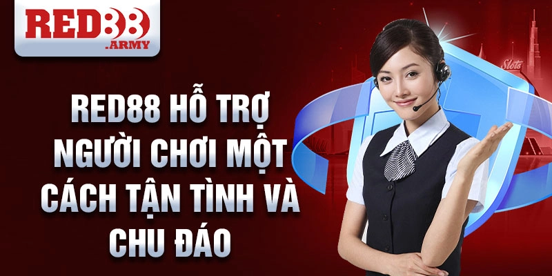 CSKH red88 4 Red88 hỗ trợ người chơi một cách tận tình và chu đáo